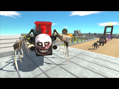 NEW UNIT! Choo Choo Charles DEATH RUN - Animal Revolt Battle Simulator