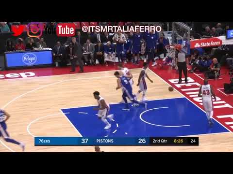 Ben Simmons Triple Double Full Highlights vs Pistons   Week 2   Sixers vs Pistons   2017 NBA Season