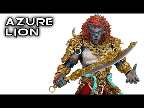 Fury Toys AZURE LION The Record of the Mountain and Sea Demon God (Gold Armor) Action Figure Review