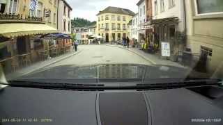 preview picture of video 'Drive through Vianden, Luxembourg'