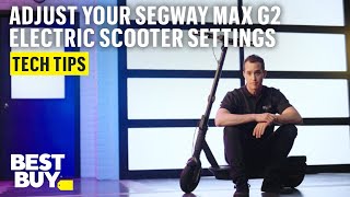 Best Buy Riding Settings on the Segway Max G2