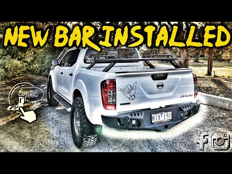 4wd Rear Bar Navara NP300 Towbar & Rear Bumper Removal