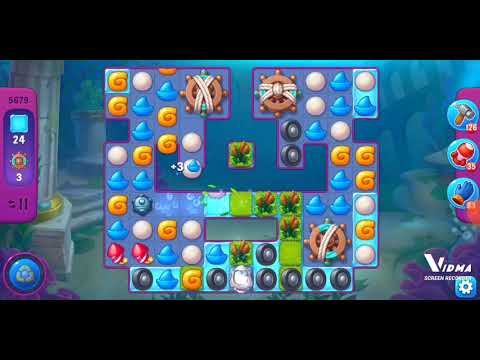 Fishdom. 5679 super hard level no boosters and diamonds