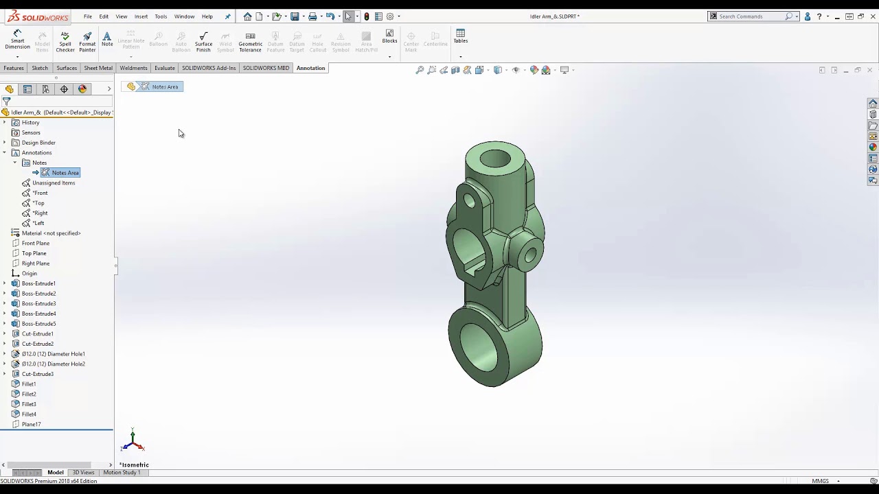 SOLIDWORKS MBD Annotation Views 101