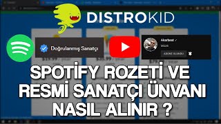 Spotify Rozeti ve Youtube Resmi Sanatçı Kimliiği Nasıl Alınır? - Distr