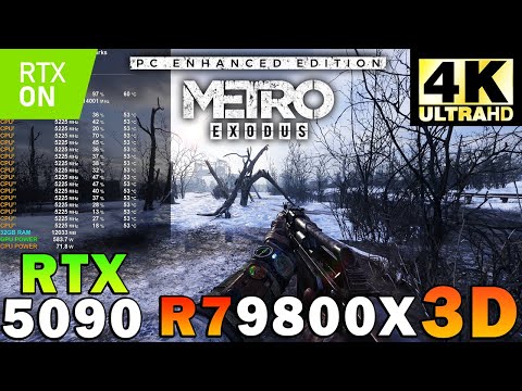 Metro Exodus Enhanced Edition 4K | RTX 5090 | R7 9800X3D | Ray Tracing | Maximum Settings