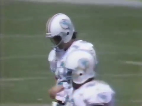 1992 Wk 06 Miami Beats Atlanta 21-17 - 1st Half; Highlights With Radio Call