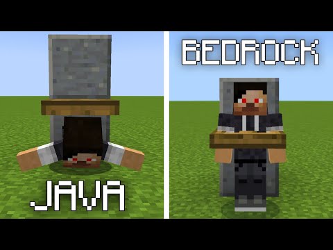 Minecraft JAVA vs BEDROCK 😂 Part 1