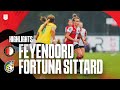 Highlights Feyenoord V1 - Fortuna Sittard | Azerion Vrouwen Eredivisie | 2023-2024