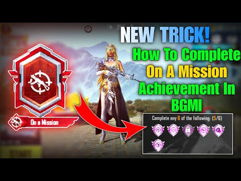 Easy Way To Get On A Mission Title in Bgmi / NEW TRICK / How to get on a mission title