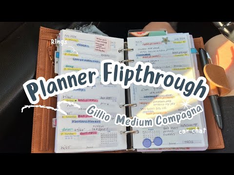 Planner Flipthrough | Gillio Medium Compagna Gold