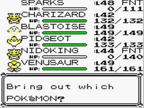 Yellow- Red vs. Elite Four Lorelei