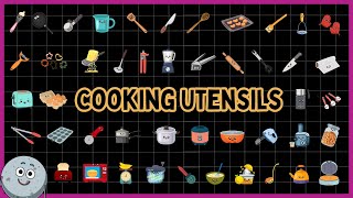 50 Cooking Utensils for Kids - Learn Kitchen Tools for Children