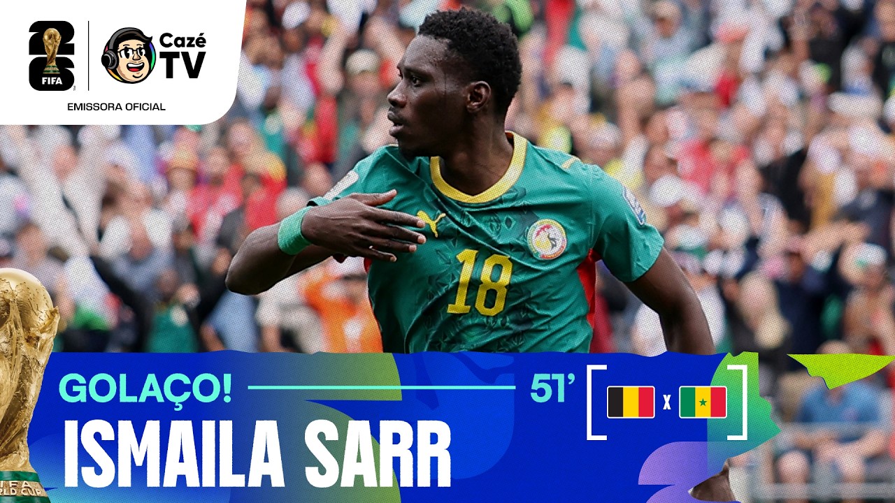 GOLAÇOOO! SARR RECEBE UM LINDO LANÇAMENTO E ESTUFA A REDE PARA AMPLAR A VANTAGEM DE SENEGAL