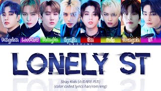 Stray Kids 'Lonely St.' Color Coded Lyrics (Han/Rom/Eng)