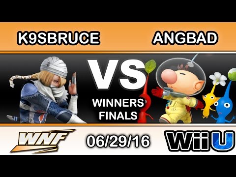 WNF 2.8 - NIPS | K9sbruce (Sheik) Vs. eM | Angbad (Olimar, Wario) Winners Finals - Smash Wii U