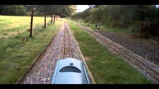 preview picture of video 'Bentley Miniature Railway driver's view (Part 1)'
