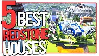 Top 5 Minecraft Redstone Houses (Best Redstone Creations)