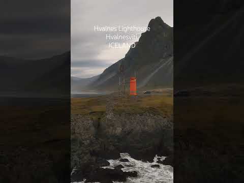 Hvalnes Lighthouse: Hvalnesviti. #Iceland. #hindsightaerial #travel #djidrone #djireykjavik #drone