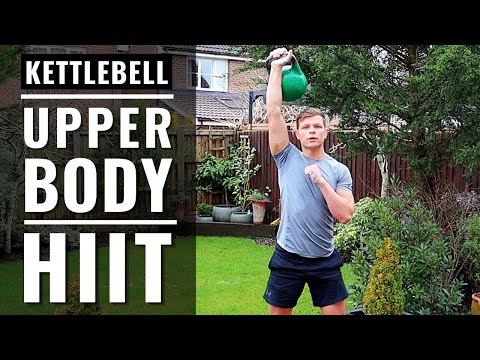 Upper Body Kettlebell HIIT // Home Workout