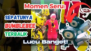 Momen Lucu Ketika Sepatu Bumblebee Terbalik, Ngakak Garansi!