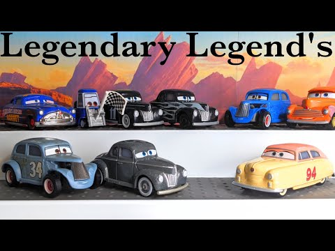 The Legendary Piston Cup Racers | River Scott | Junior Moon | Louise Nash | Disney Pixar Cars 3