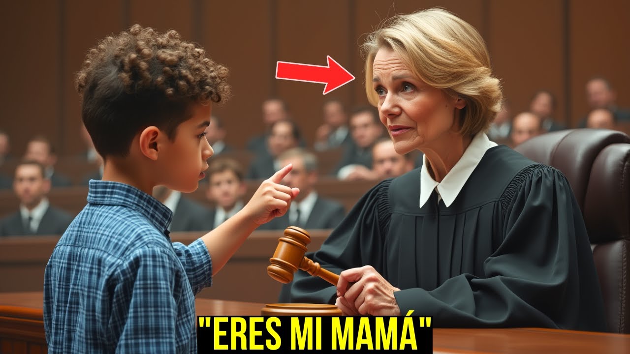 Chico negro dice 'Eres mi mamá' para juzgar, su respuesta te dejará llorando