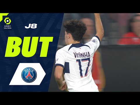 But Vitor MACHADO FERREIRA (32' - PSG) STADE RENNAIS FC - PARIS SAINT-GERMAIN (1-3) 23/24