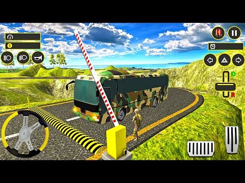 US Army Bus Transport Duty 2019 - Soldier Transport Drive - Android Gameplay