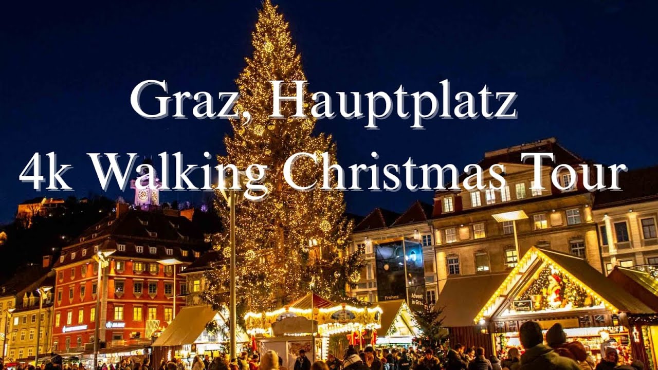 Immersive street-level walking tour through Graz Hauptplatz, Austria, showcasing authentic urban landscapes, local architecture, and the vibrant atmosphere of the city's neighborhoods