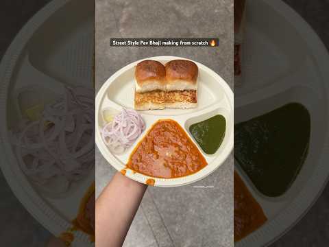 Buttery Pav Bhaji at ₹110 🔥 #streetstyle #shorts