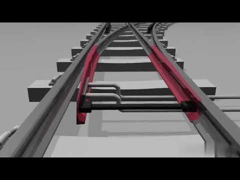 Dk612-3-6 Quality Steel Plate Turnouts Railroad Track Switch, Rail Turnout, Turnout