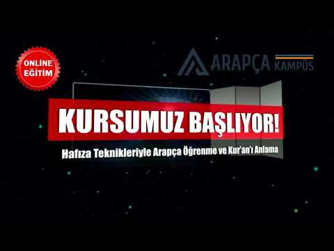 SİNAN YILMAZ İLE HAFIZA TEKNİKLERİYLE KUR’AN ARAPÇASI EĞİTİMİ