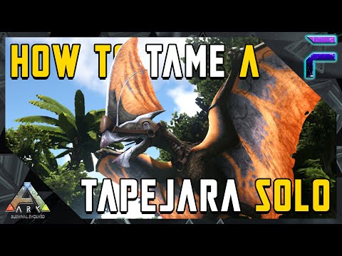 HOW TO TAME A TAPEJARA SOLO - Ark: Survival Evolved
