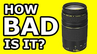 How BAD is Canon 75-300 on Sony A7 Adapted?