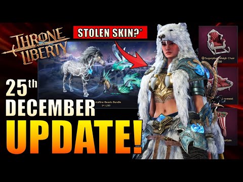 Throne & Liberty - NEW Christmas Pass, Shop and Checklist Update, Outfit Design Stolen by Devs?*