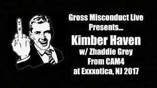 Exxxotica NJ 2017 GML Interviews - Kimber Haven with Zhaddie Grey of CAM4