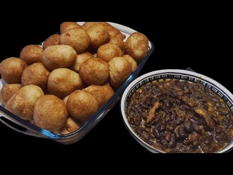 CAMEROON 🇨🇲 finest Puff- puff and Beans  Recipe//How to make Fluffy PUFF-puff
