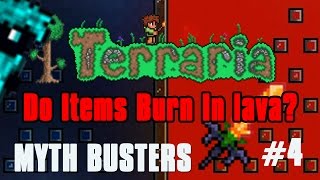 Do Items Burn In Lava? | Terraria Myth Busters Episode 4