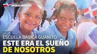 Presidente Medina entrega escuela de 19 aula en la comunidad de Guanito, en Elías Piña