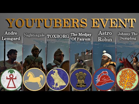 EPIC 3V3 Multiplayer Battle! - Total War Rome 2 [Divide Et Impera] - YouTubers Event