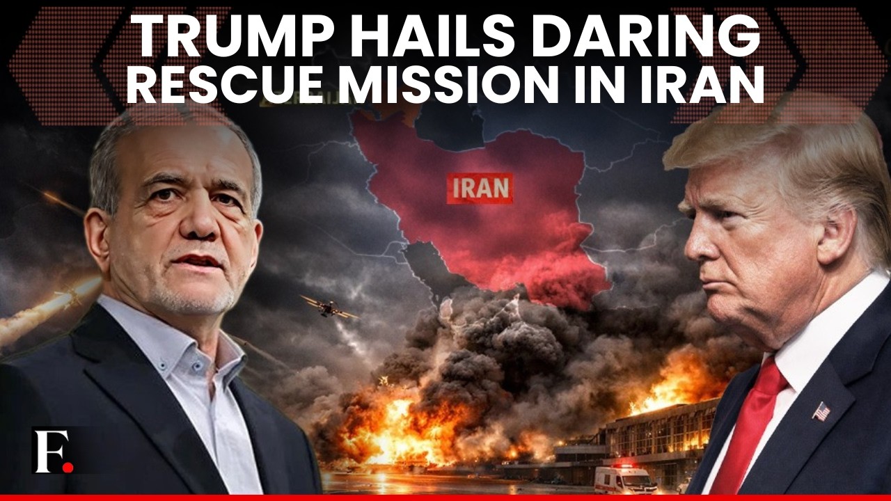 Trump Hails Rescue Of Two F-15E Fighter Jet Pilots from Iran | US Iran War | Firstpost | N18G