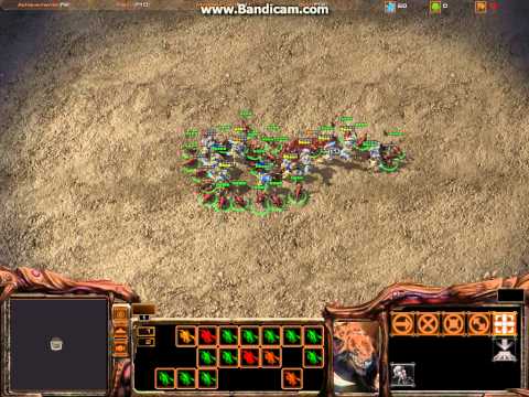 Starcraft 2 Test - 40 Zerglings vs 10 Zealots