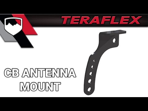TeraFlex: JK Hinged Tire Carrier CB Antenna Mount