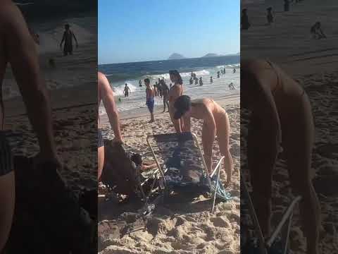 🇧🇷 Leblon Beach Rio de Janeiro🌴Brazil