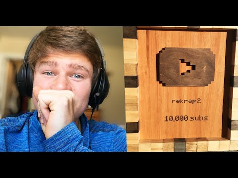10,000 subscriber Play button   []Minecraft Edition[]