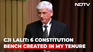 Watch Chief Justice&#39;s Farewell Speech: &quot;Have Disposed 10,000 Matters&quot;