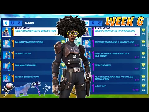 Fortnite All *LEAKED* week 6 Legendary & Epic Quests(Challenges) Guide - Chapter 2 Season 7