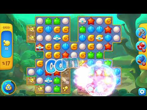 [FISHDOM Walkthrough] Level 6419 (Qua màn - Fishdom)