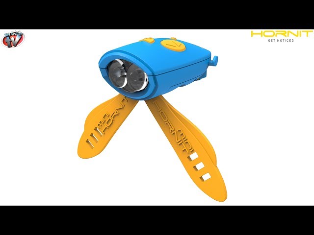 Vidéo teaser pour Mini Hornit Lights & Sound Effects Unit For Bikes & Scooters Review